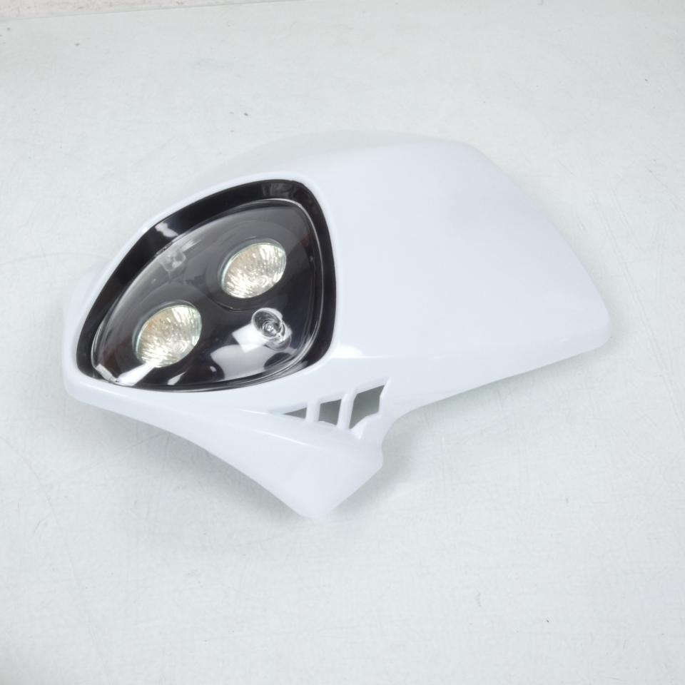 Plaque phare Replay Duke pour moto 50 à boite Blanc 2X20W Halogene Neuf