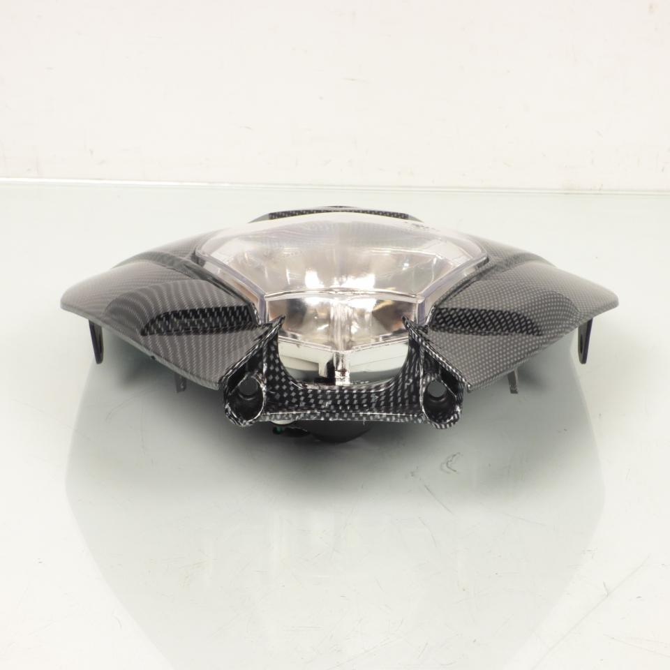 Plaque phare carbone avec optique phare 12V 35/35W One Felix pour moto 50 TT SM