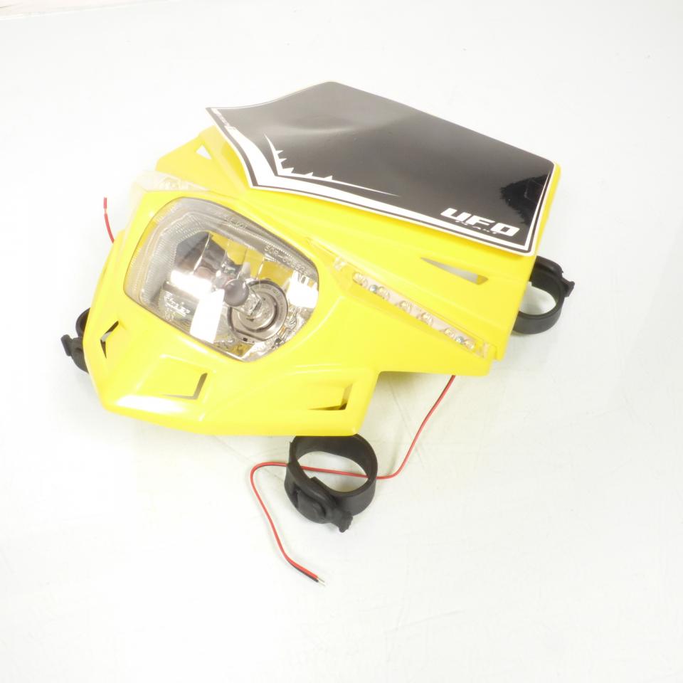 Plaque phare jaune UFO pour moto PF01715-102 Neuf