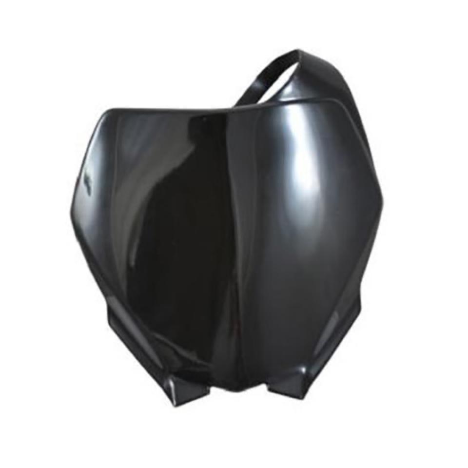 Plaque phare numéro UFO noire pour moto Yamaha 125 YZ YA03880#001 Neuf