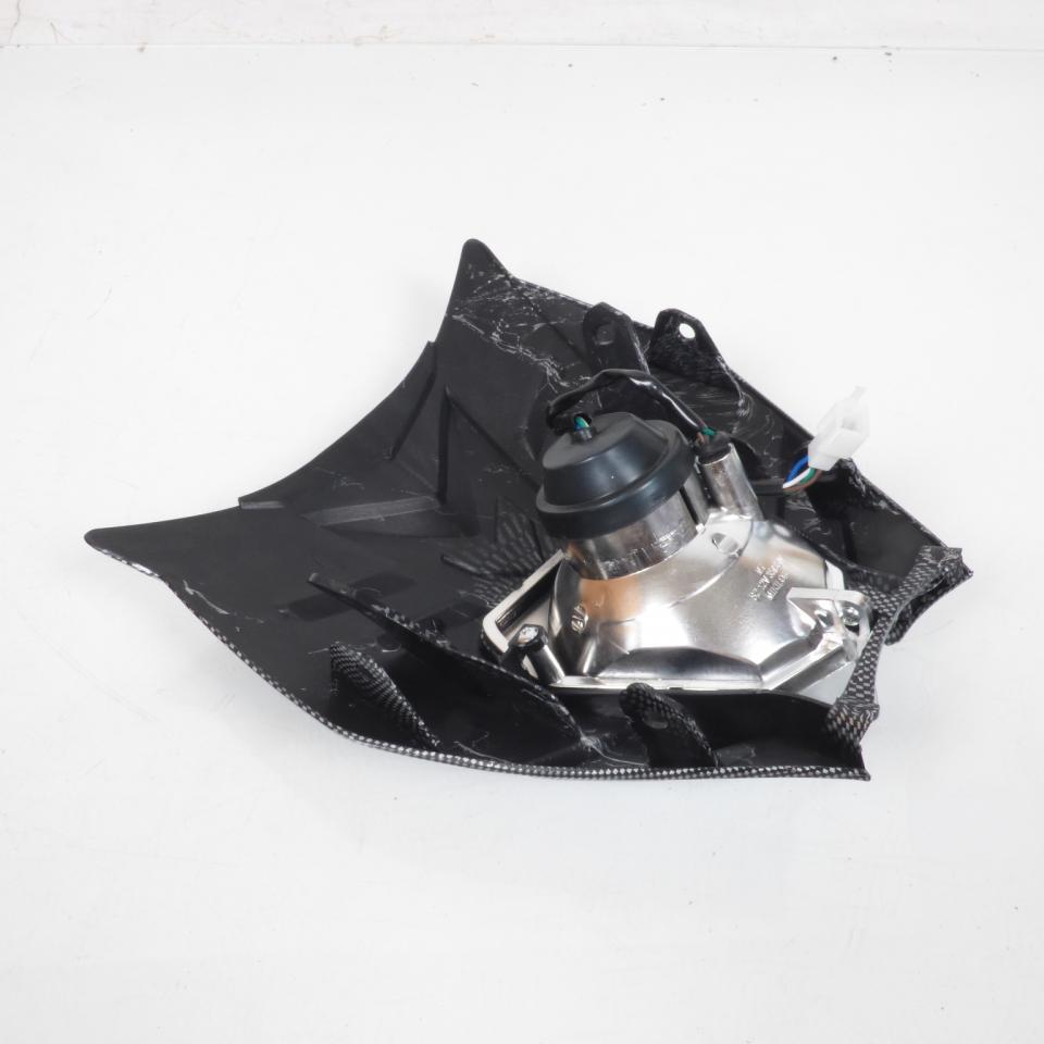 Plaque phare homologué One Felix carbone pour moto optique 12V BA20D 35/35W Neuf