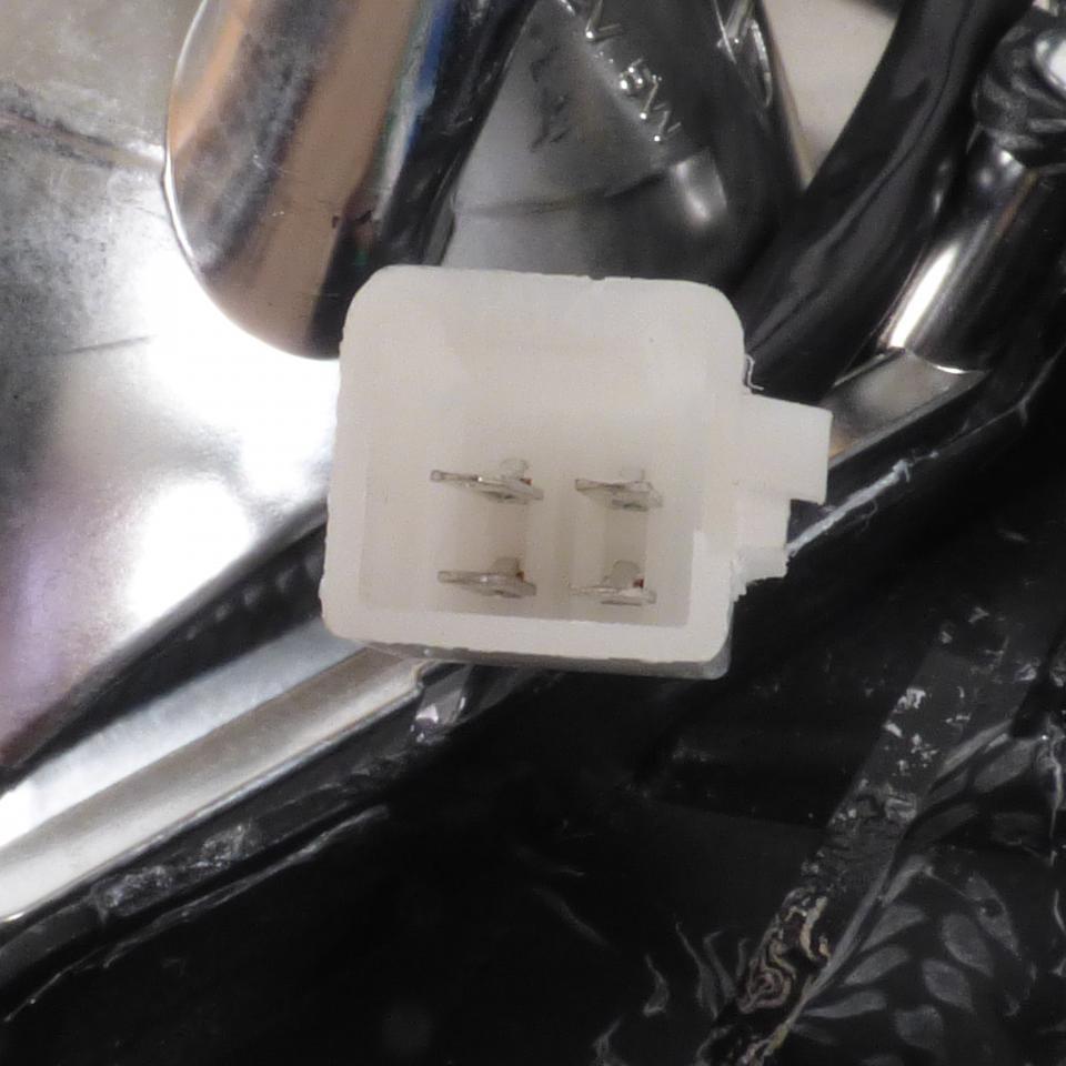 Plaque phare homologué One Felix carbone pour moto optique 12V BA20D 35/35W Neuf