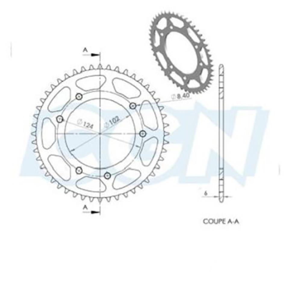 Couronne de transmission pour Derbi Senda Sm Drd Evo