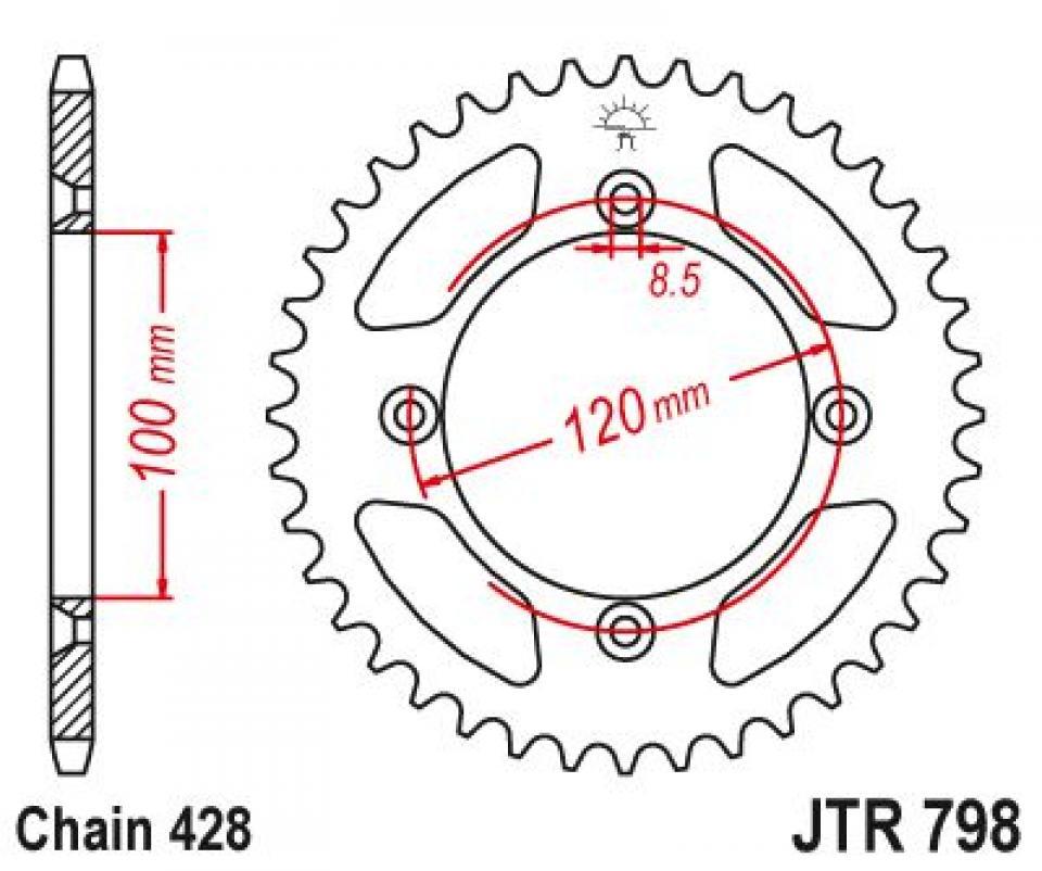 Couronne de transmission pour  