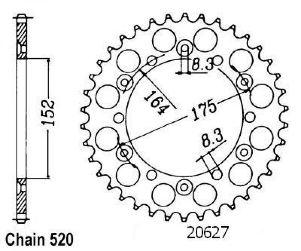 photo piece : Couronne de transmission->Triton Mistral