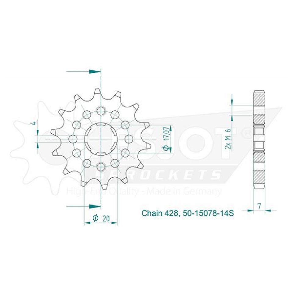 photo piece : Couronne de transmission->Swm SM R I