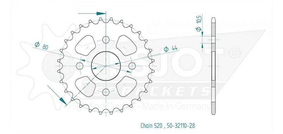 photo piece : Couronne de transmission->Eton Draco