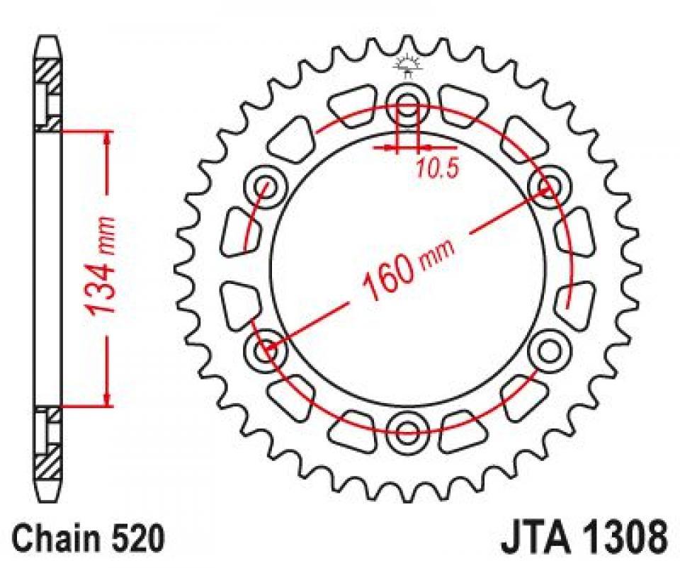 Couronne de transmission Sifam pour Moto Neuf