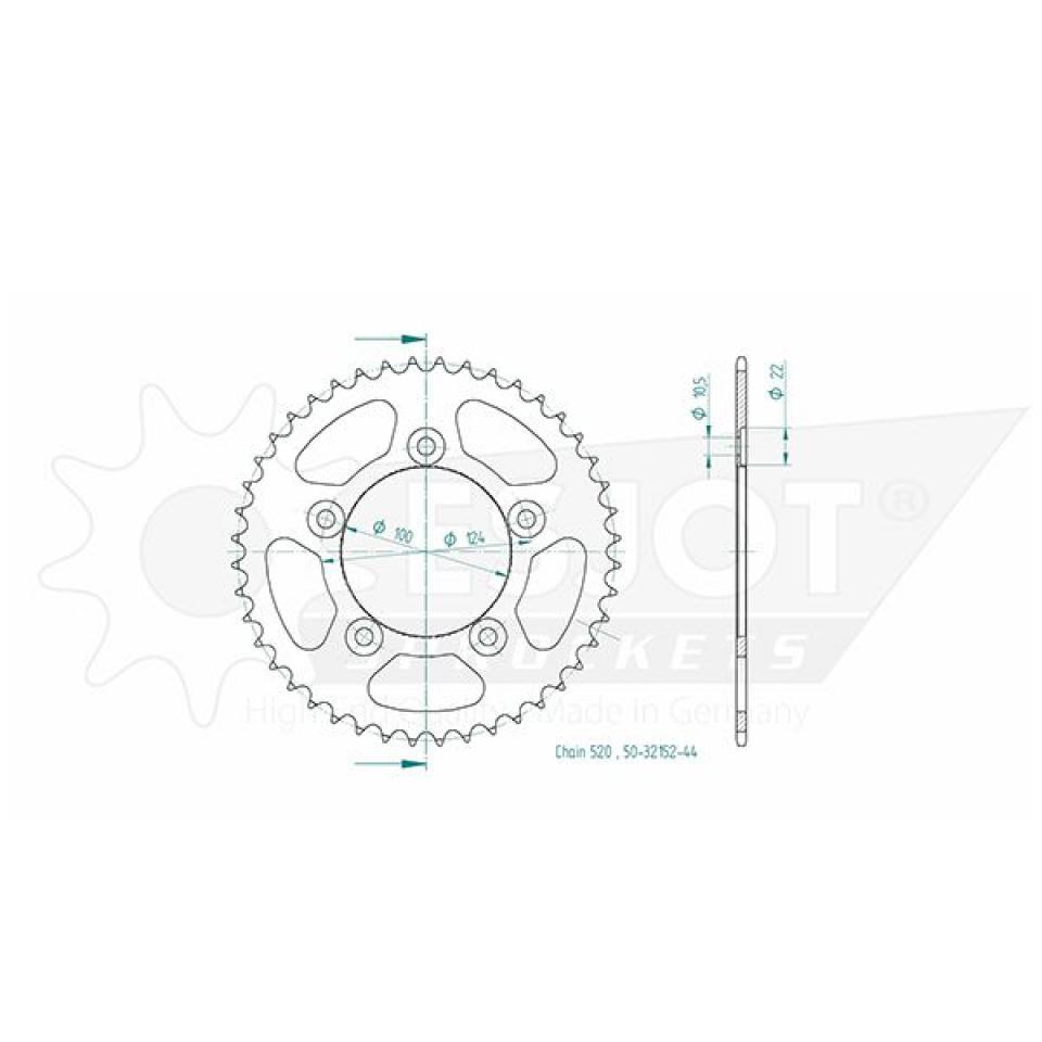 Couronne de transmission pour Ducati Scrambler