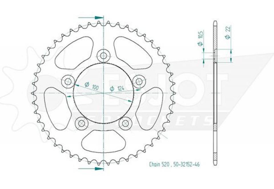 Couronne de transmission pour Ducati Monster