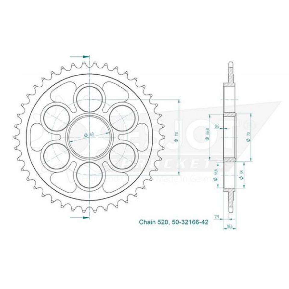 photo piece : Couronne de transmission->Ducati PANIGALE V4 R