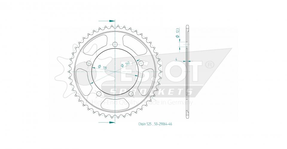 Couronne de transmission pour BMW M RR