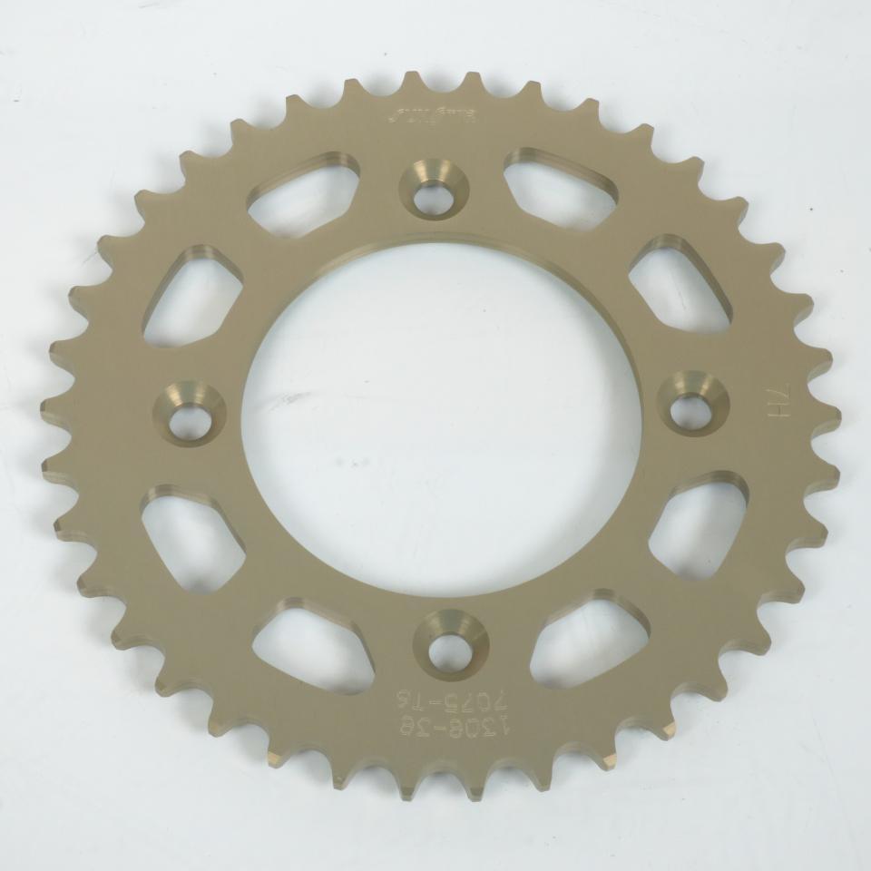 Couronne de transmission Sunstar pour Moto Honda 110 CRF F 2013 à 2018 38 dents / ARG / Avec étrier AV+AR Neuf