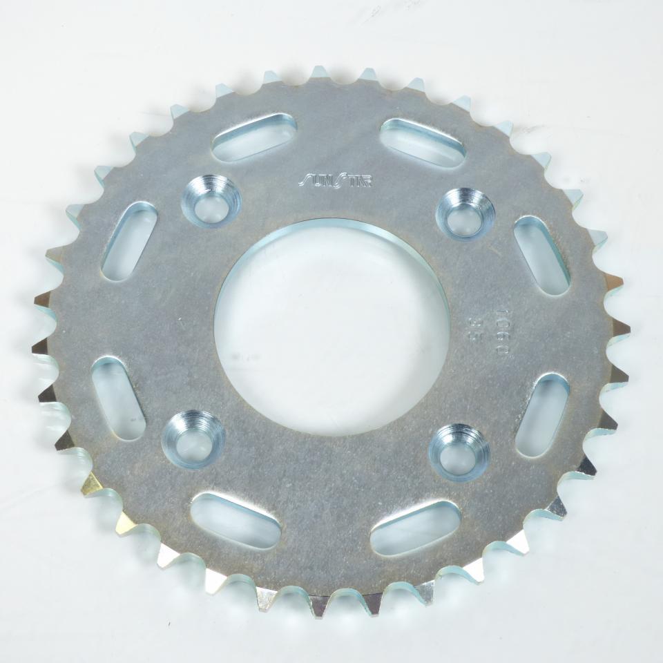 Couronne de transmission Sunstar pour moto Honda 50 CRF F 2004 à 2012 35 dents / ARG / Avec étrier AV+AR Neuf