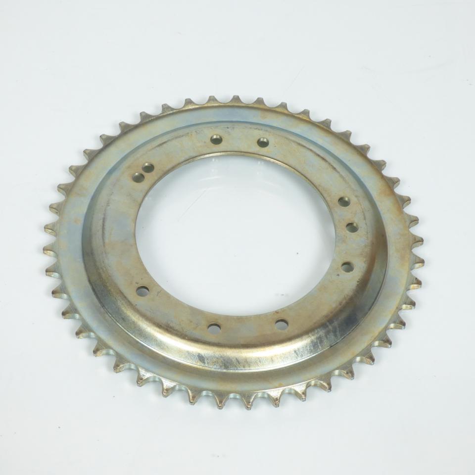 Couronne de transmission 45 dent pas 415 Ø98mm pour mobylette MBK 51 10 trous neuf