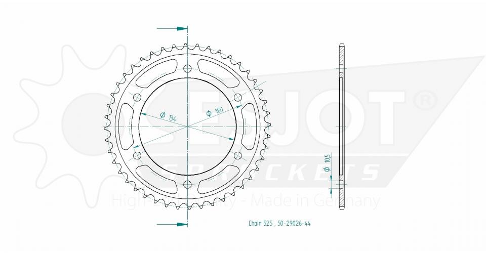 Couronne de transmission pour  