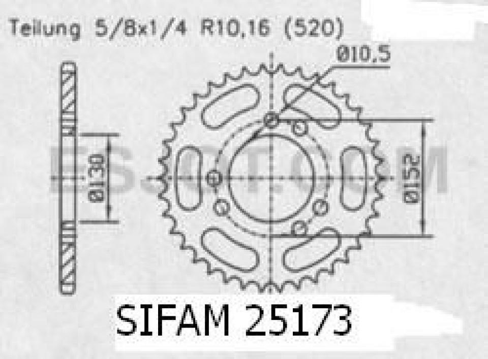 Couronne de transmission Esjot pour Moto Cagiva 500 Canyon 1999 à 2001 Neuf