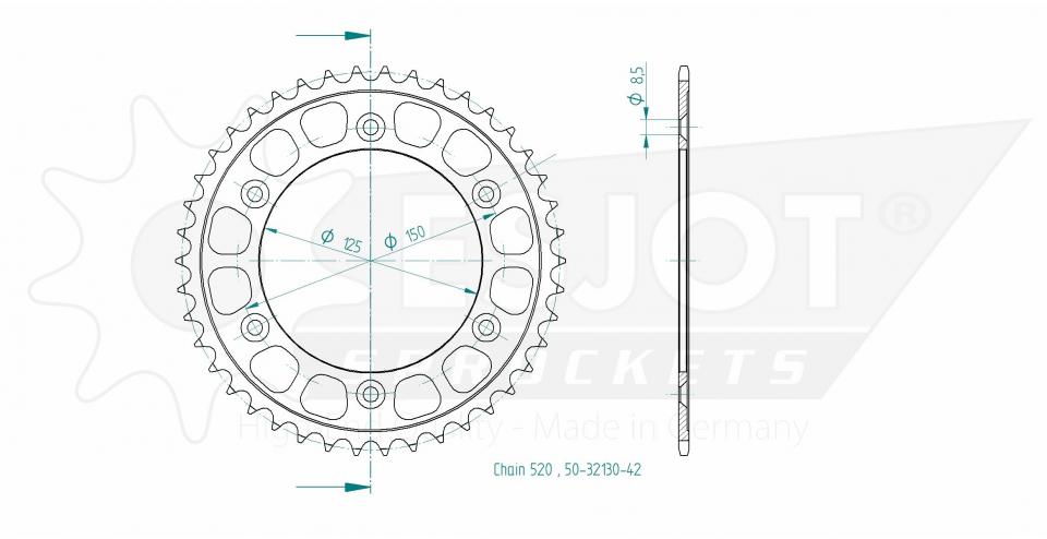 Couronne de transmission pour  