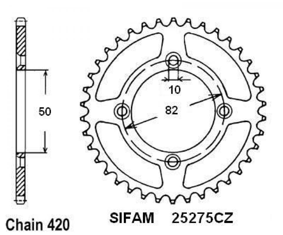 photo piece : Couronne de transmission->Skyteam Dax Replica