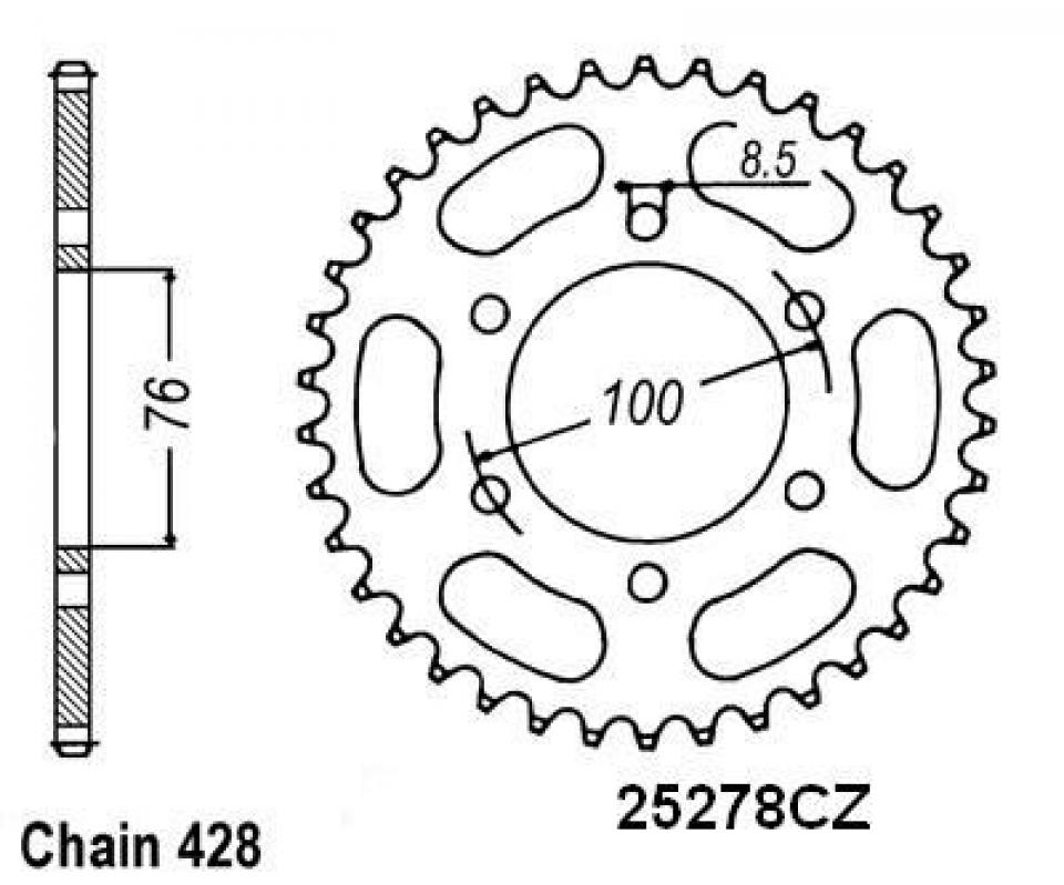 Couronne de transmission pour  