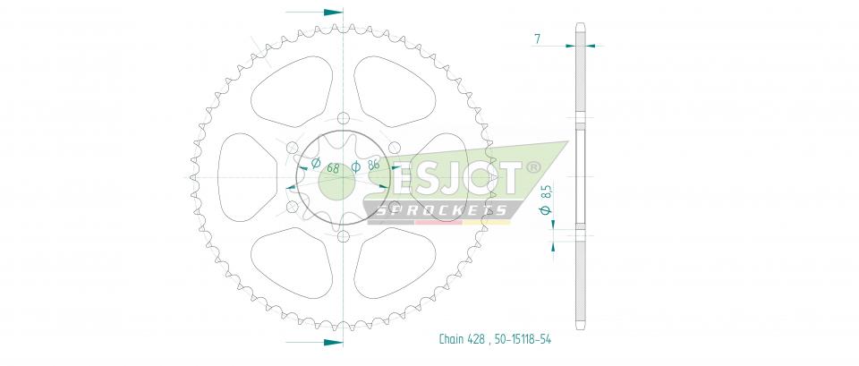 Couronne de transmission pour  