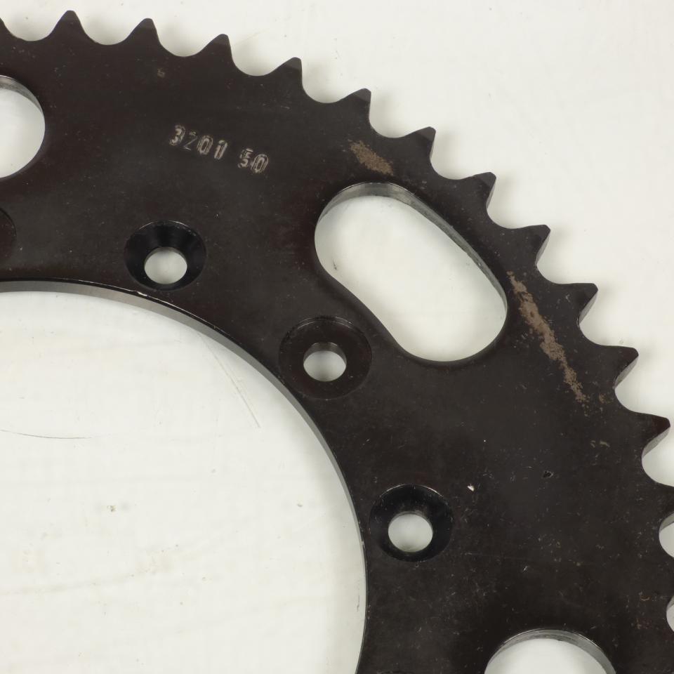 Couronne transmission noire pour moto Honda 250 XR R 1984 à 1985 50 dents P 520
