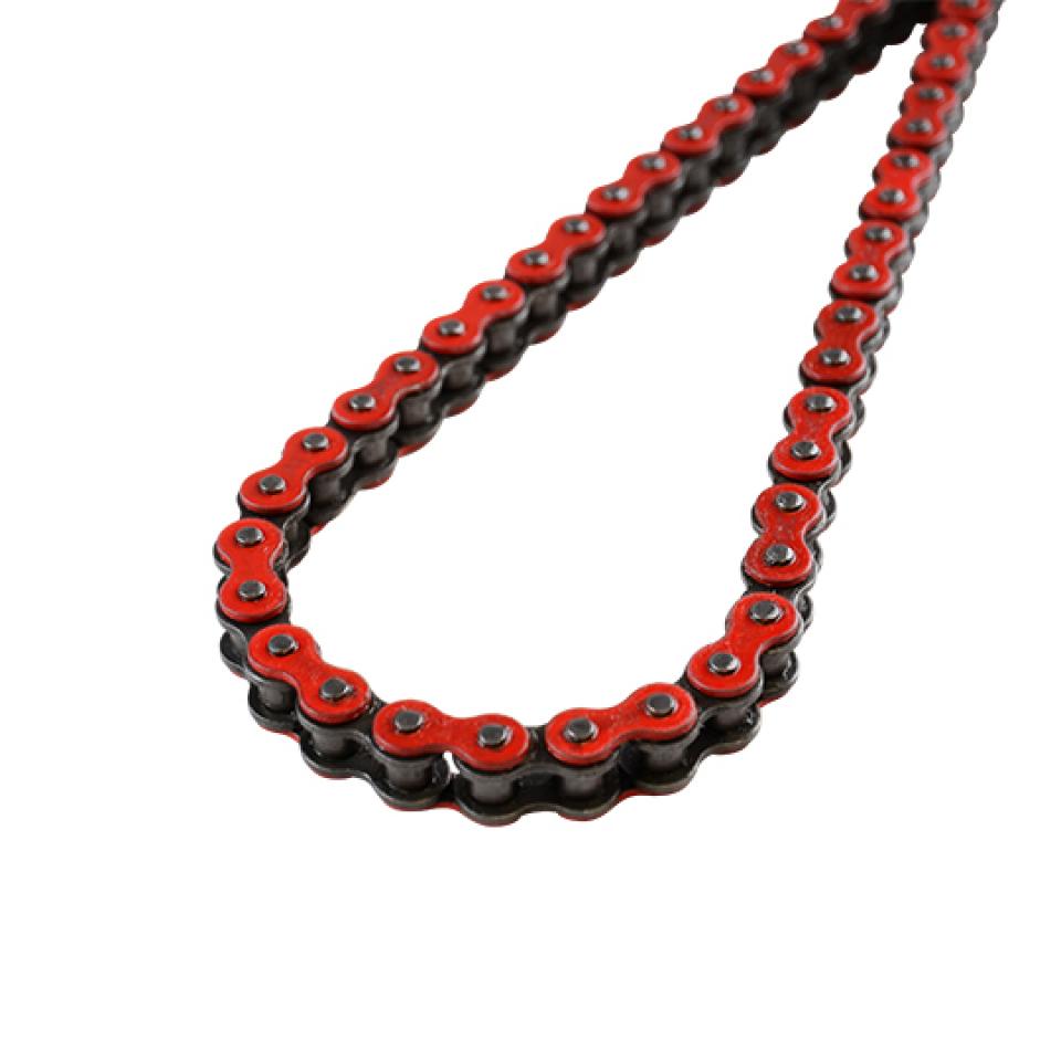 Chaîne de transmission rouge 420 pour moto Derbi 50 Senda Sm Drd Pro 134 maillon