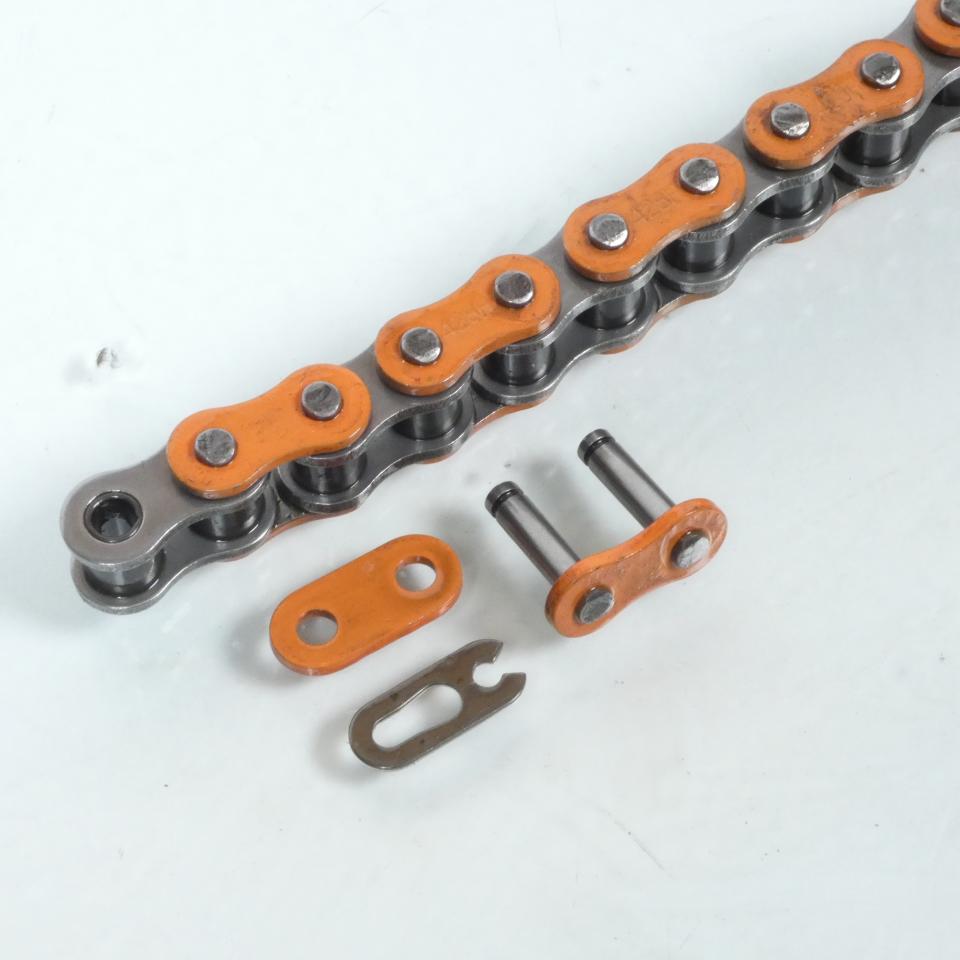 Chaîne de transmission Doppler pour Moto Sherco 50 Sm-R 2013 à 2017 138 maillons Pas 428 orange Neuf