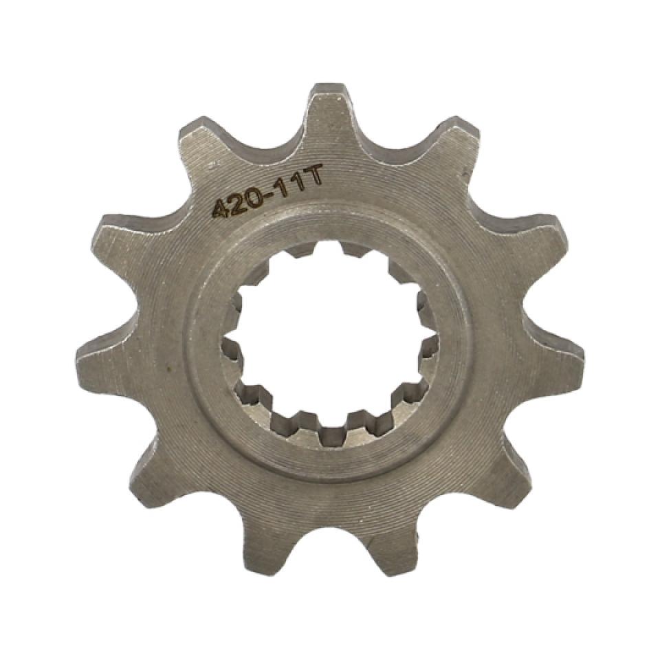 Pignon de sortie de boite 11 dts Pas 420 pour moto Peugeot 50 XP6 1997-2003 AM6