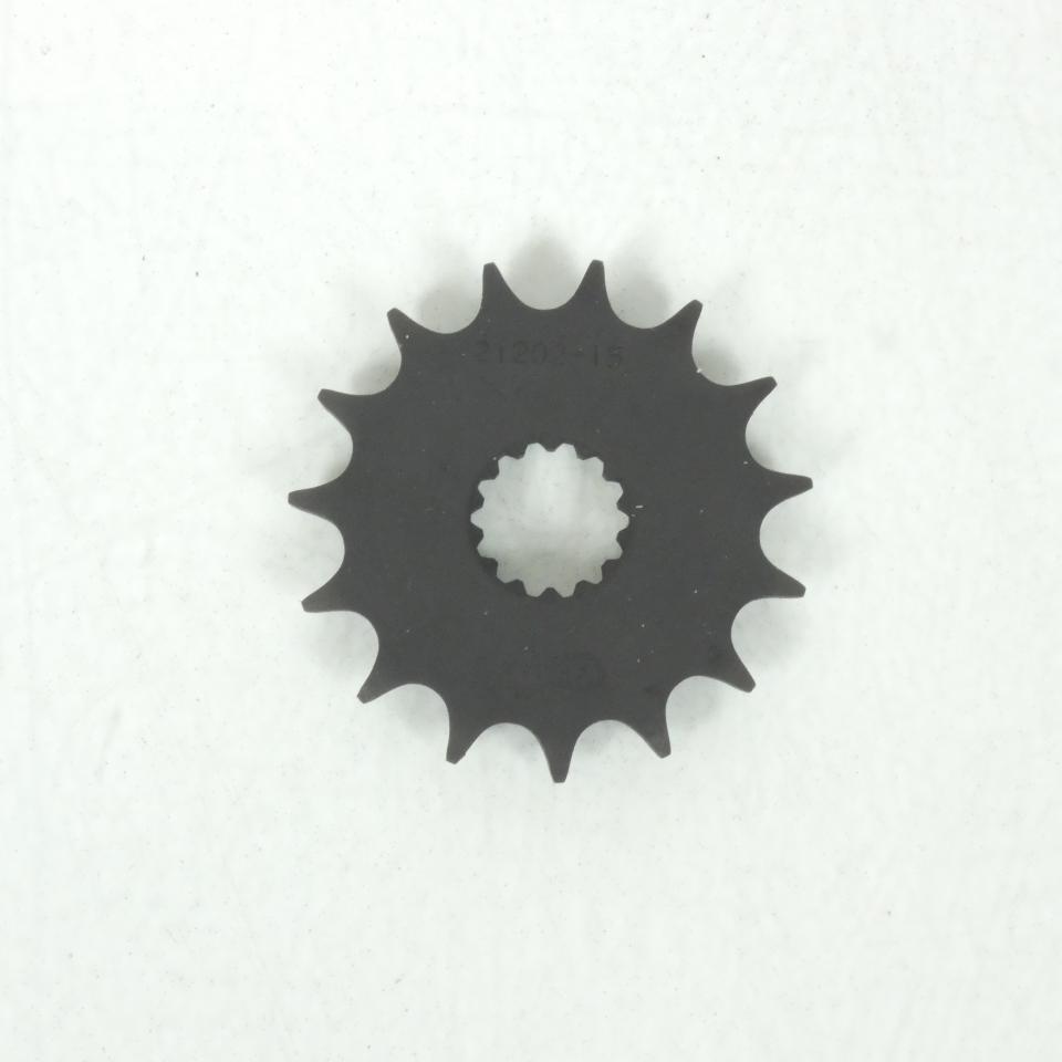 Pignon sortie de boite Afam pour moto Yamaha 125 DTR 15dts Pas 428 21202-15 Neuf