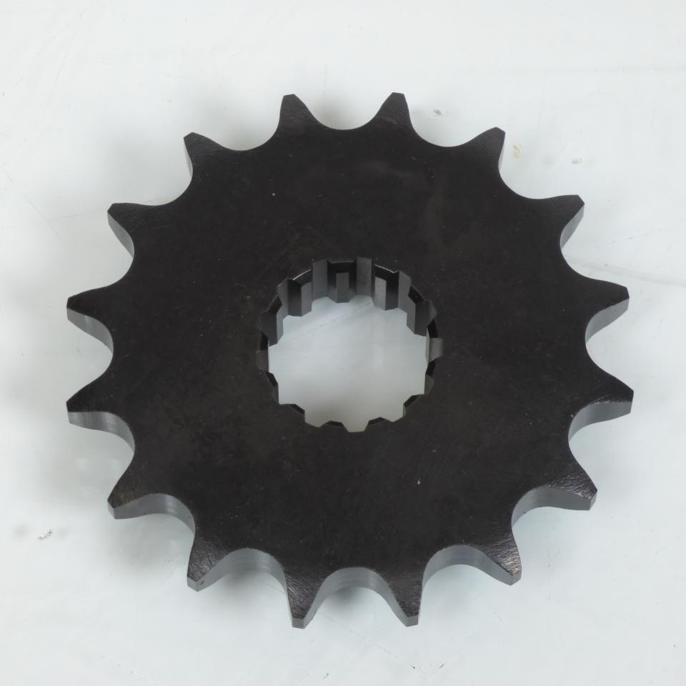Pignon de sortie de boite Sunstar pour Moto Suzuki 125 DR-Z L 2003 à 2013 16 dents / AVG / Avec étrier AR Neuf