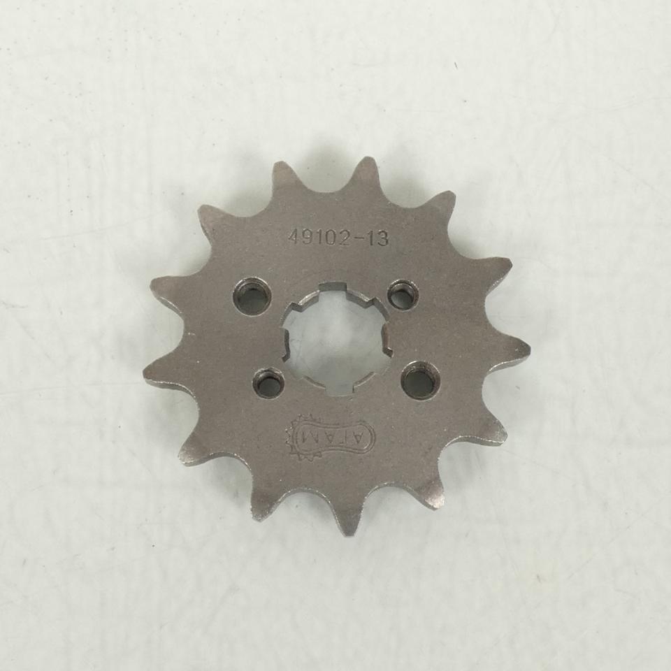Pignon de sortie de boite Afam pour moto Kawasaki 110 KLX 2002 à 2020 13 dents Pas 420 / 49102-13 Neuf