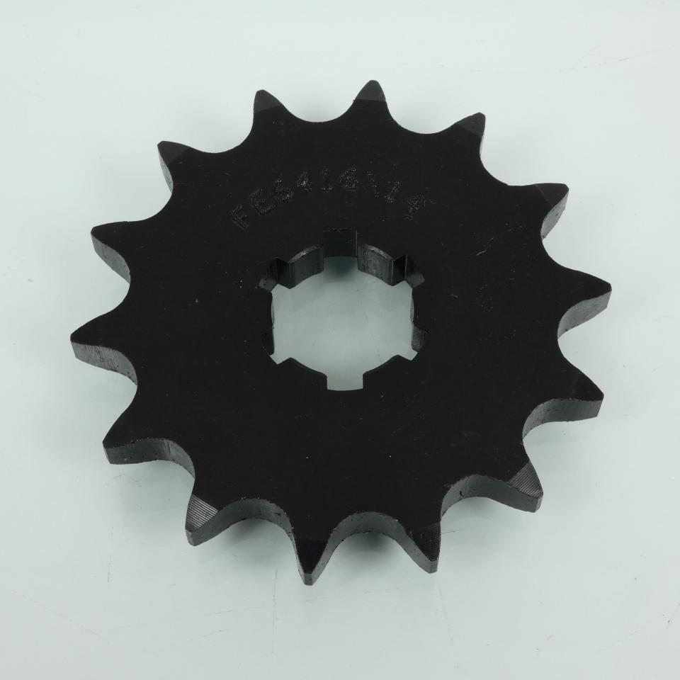 Pignon de sortie de boite FE pour moto Suzuki 80 RMX 1982 14 dents Pas 428 Neuf
