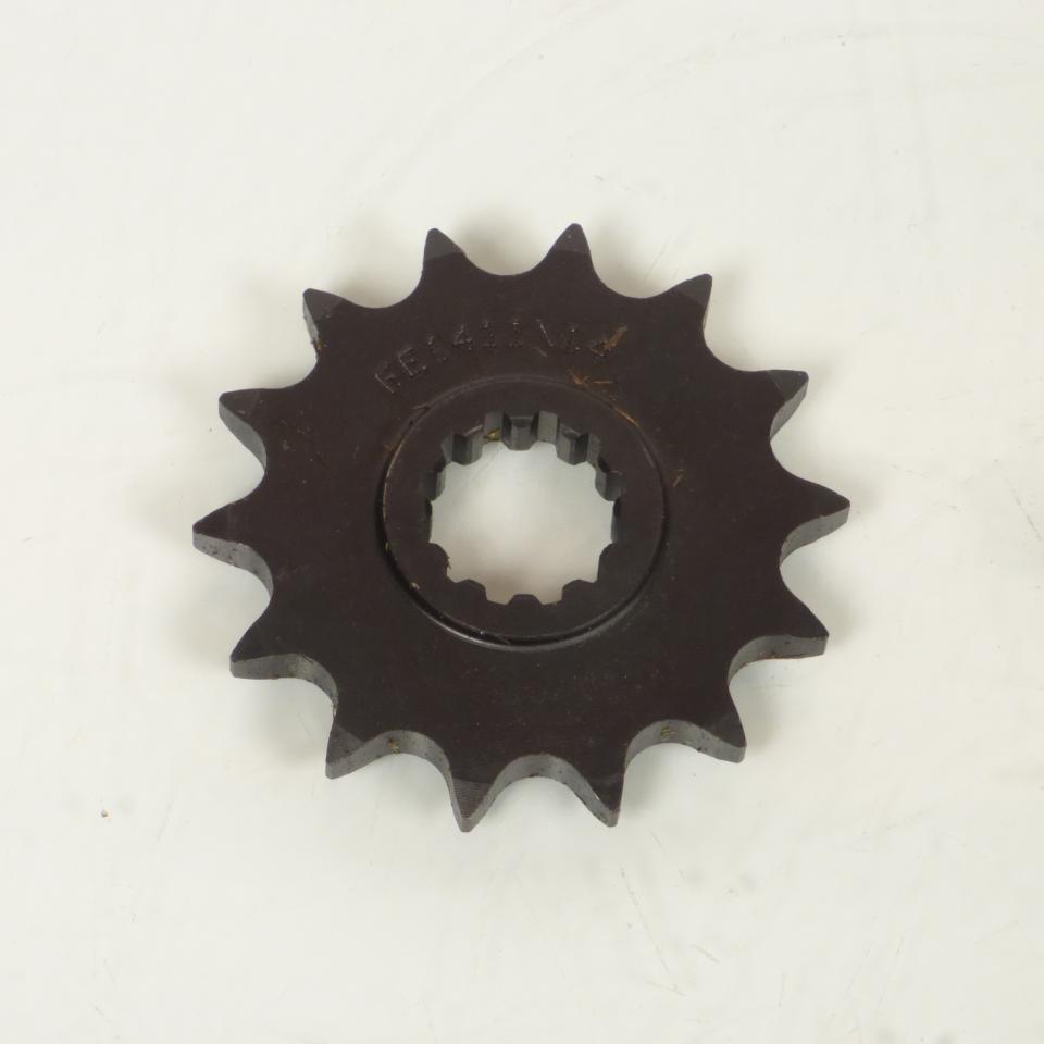 Pignon sortie de boite FE pour moto moteur Minarelli 50 AM6 14 dts 420 E1411.12