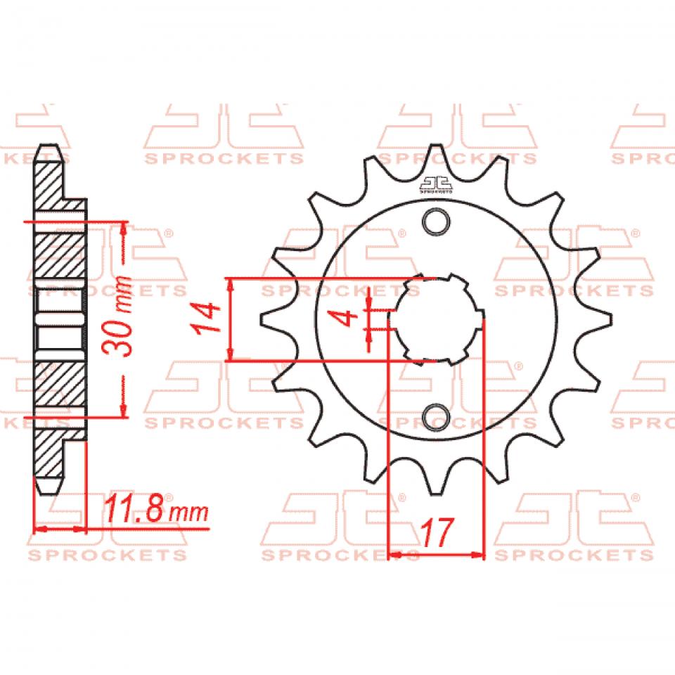 Pignon de sortie de boite JT Sprockets pour Auto Neuf