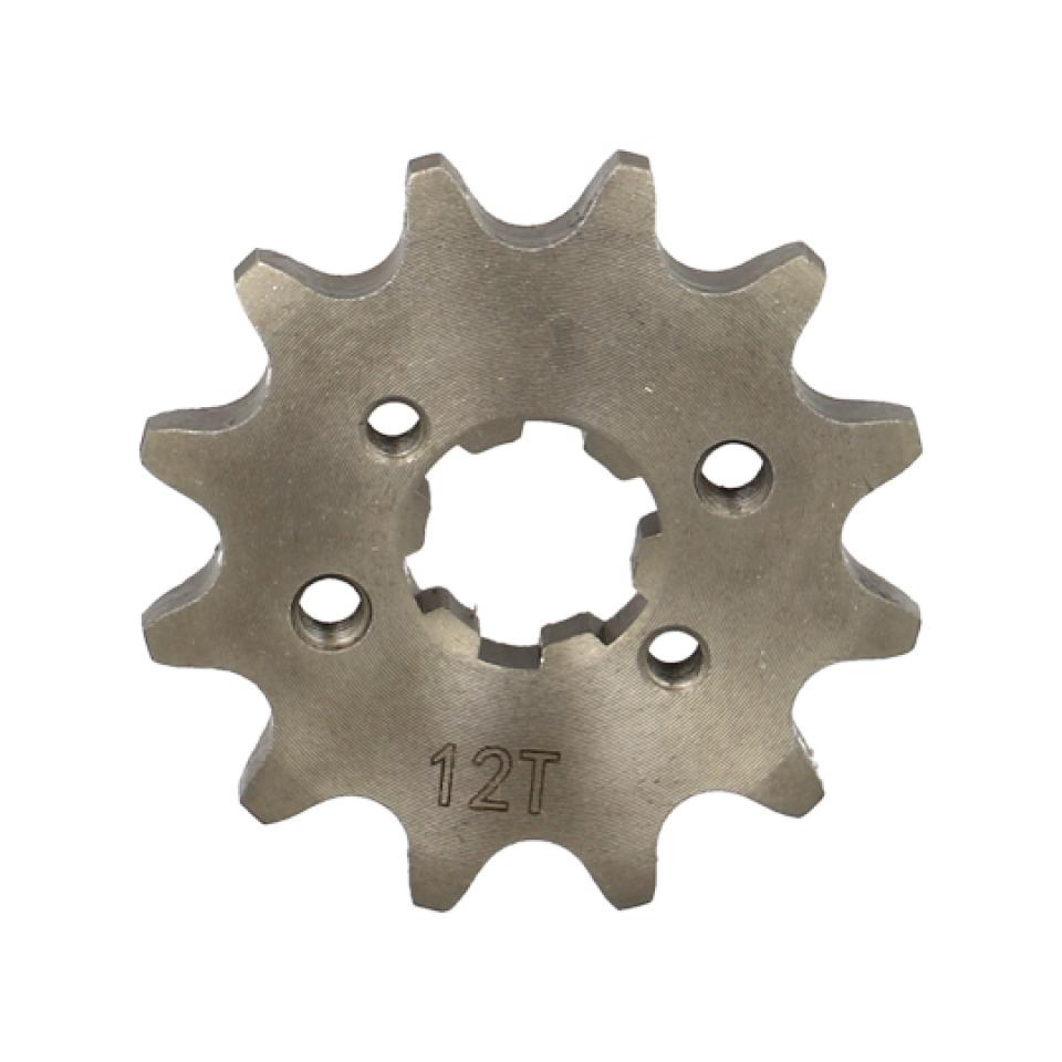 Pignon de sortie de boite Teknix pour Moto Derbi 50 Senda Sm X-Treme 2012 12 dents Pas 420 Neuf
