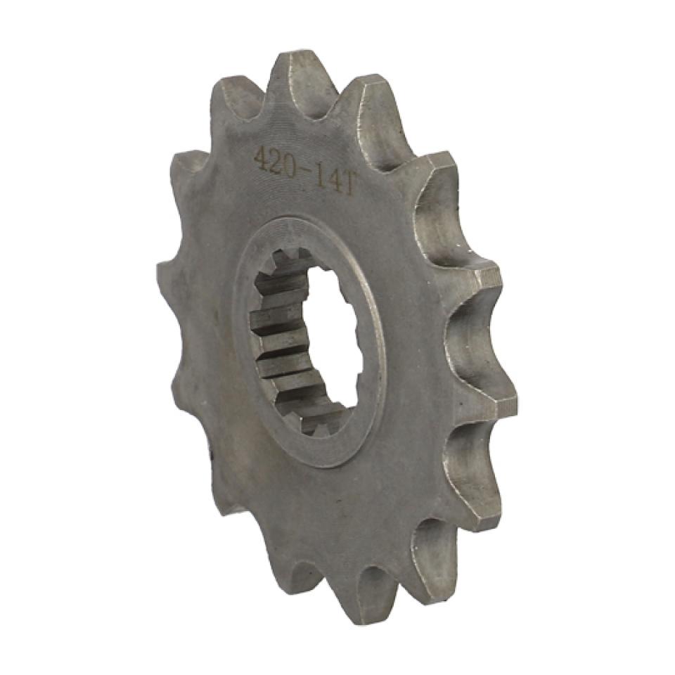 Pignon de sortie de boite Teknix pour Moto Peugeot 50 XP6 1997 à 2003 14 dents Neuf