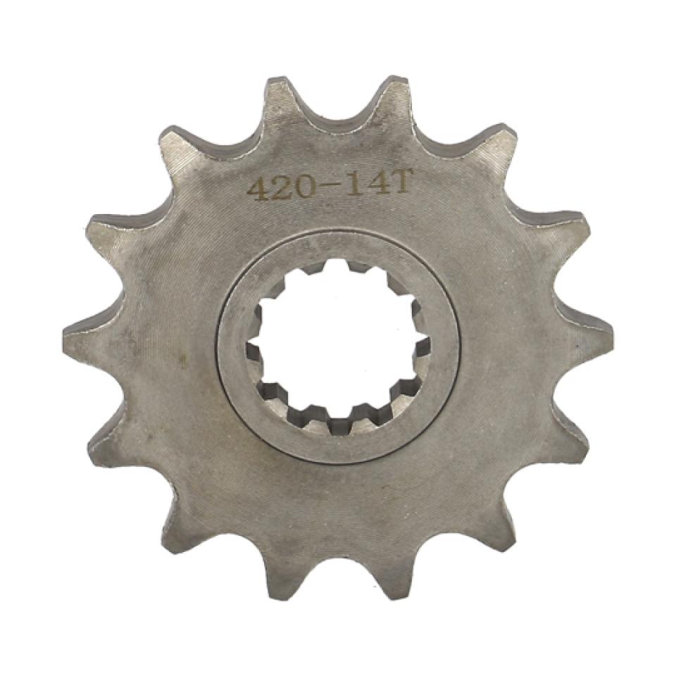 Pignon de sortie de boite Teknix pour Moto Peugeot 50 XP6 1997 à 2003 14 dents Neuf