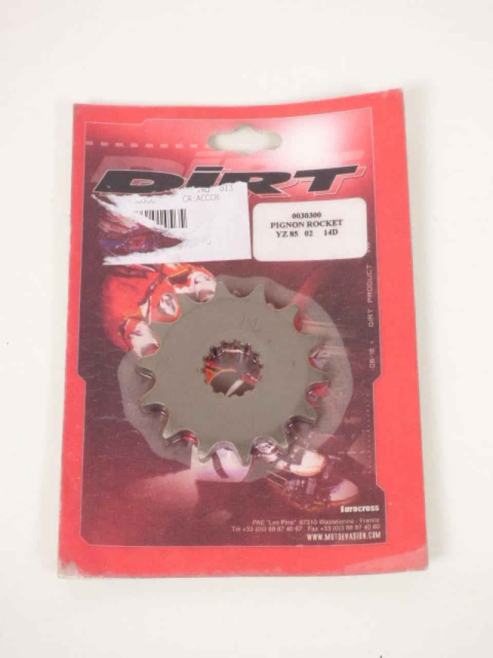 Pignon de sortie de boite pour Yamaha YZ