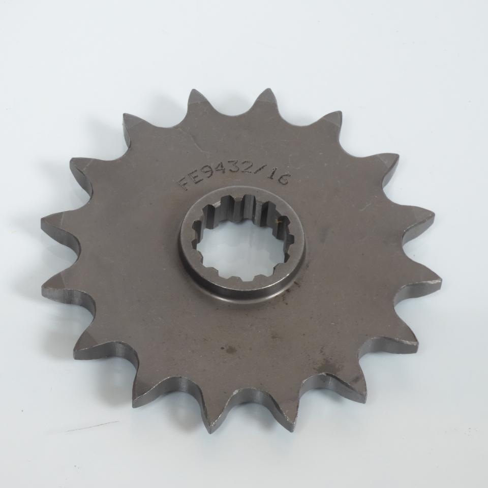 Pignon de sortie de boite France Equipement pour moto Suzuki 350 DR 1990 à 1993 FE9432/16 / 16 dents Neuf