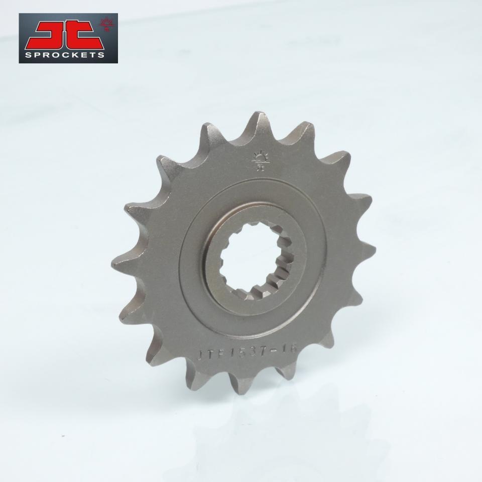 Pignon de sortie de boite JT Sprockets pour Moto Kawasaki 1000 KLV 2004 à 2006 JTF1537.16 / 16 dents pas 525 Neuf