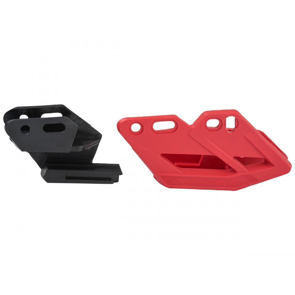 Guide chaîne de transmission Rouge Polisport pour moto Honda 450 CRF 2007 à 2022