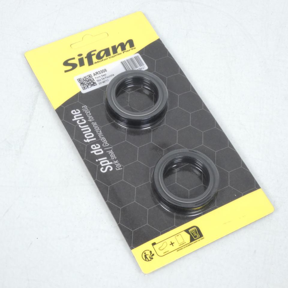 Joint spi de fourche Sifam pour Scooter MBK 125 Yw X-Over 2010 à 2012 33x46x11mm Neuf