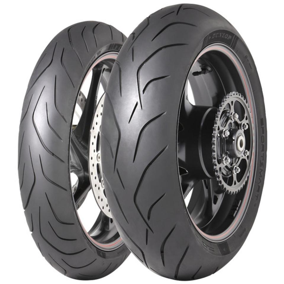 Pneu 180-55-17 Dunlop pour Moto Triumph 675 Street Triple Rx 2015 à 2017 AR Neuf