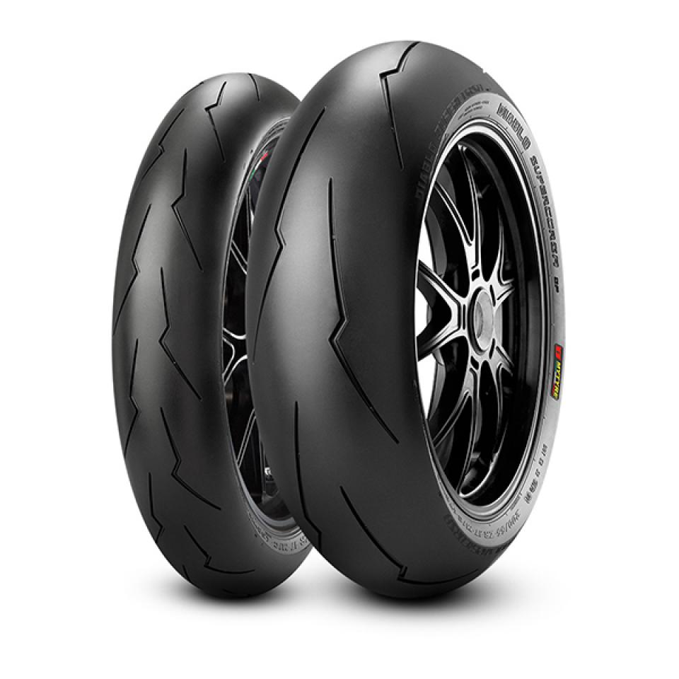 Pneu 180-55-17 Pirelli pour Moto Aprilia 660 Tuono 2021 à 2023 AR Neuf
