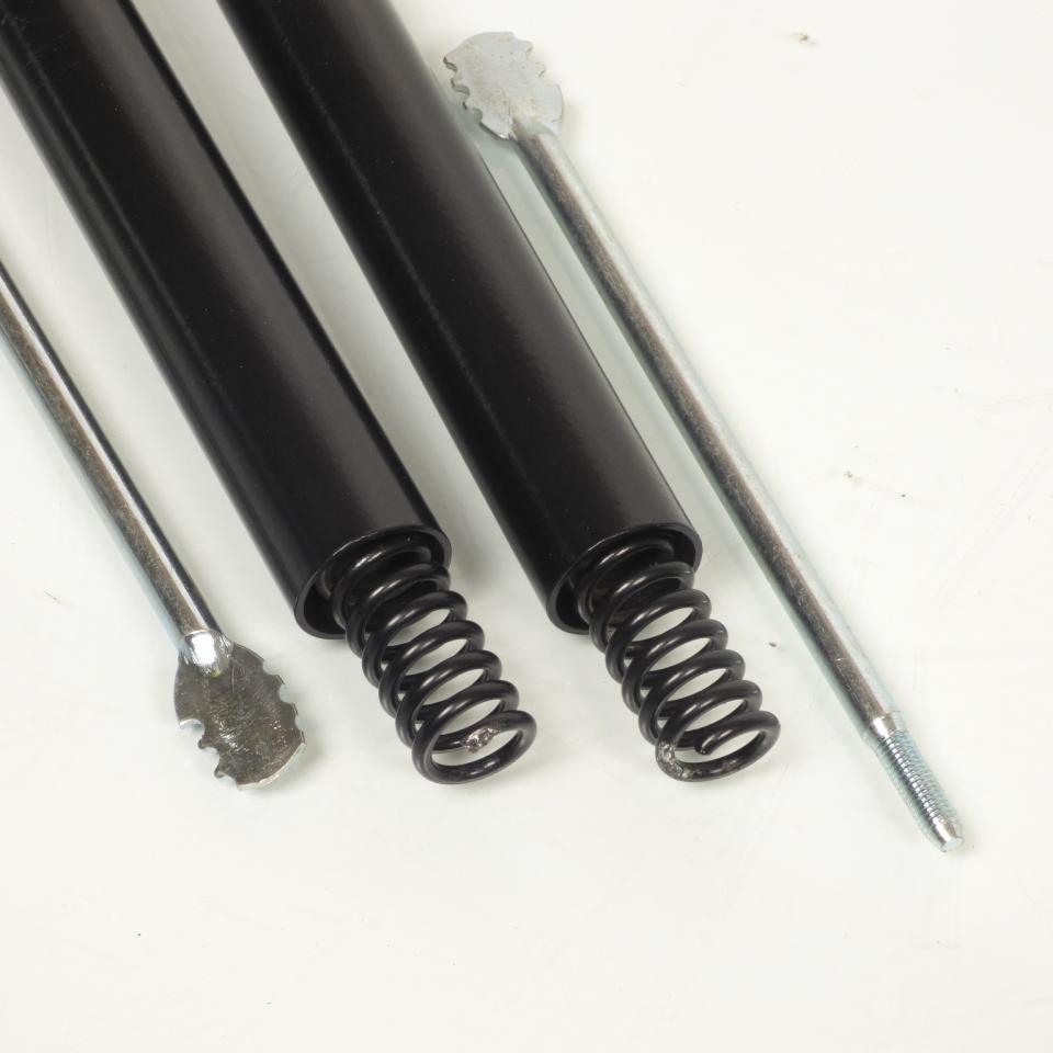 Paire de fourreaux de fourche noir avec ressort pour mobylette Peugeot 103 MVL