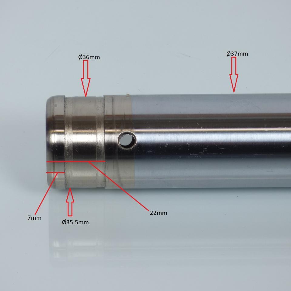 Tube de fourche origine pour moto Beta 50 RR 024.34.101.82.00 / D37 x L610 Neuf