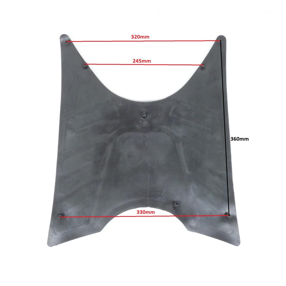 Protection de marche pied origine pour Moto Fym 125 FY Noir Neuf