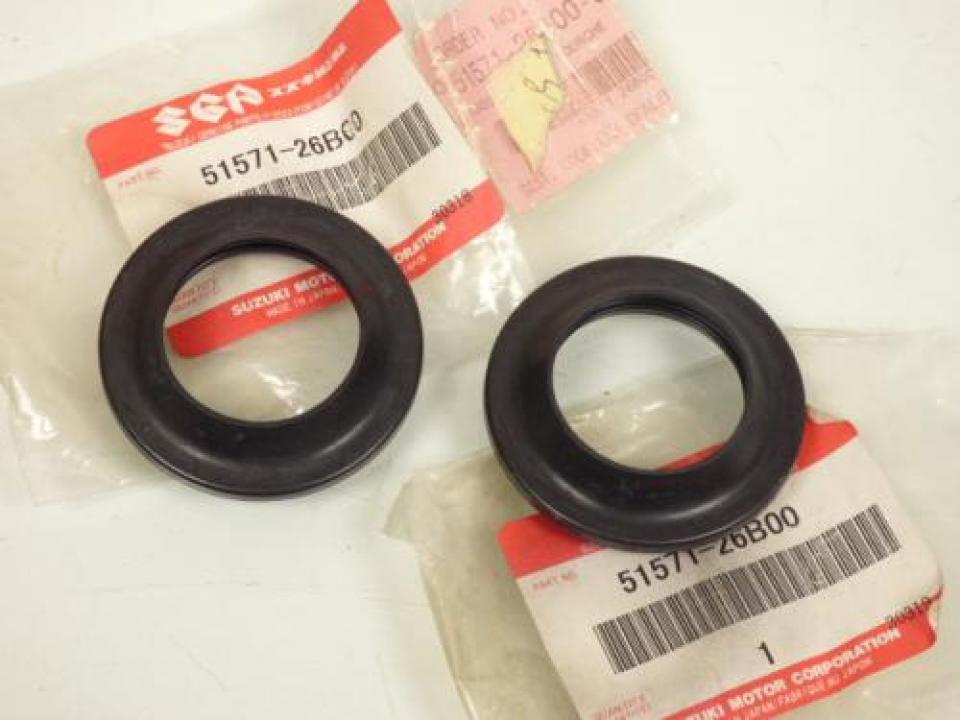 Cache poussière de fourche origine pour Moto Suzuki 80 RM 1986 à 1995 51571-26B00 Neuf