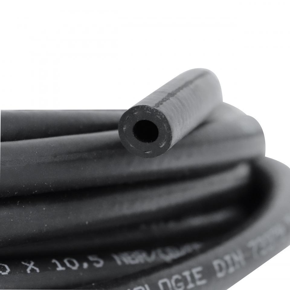 Durite essence 5x10.5mm x 5m noire renforcée spécial hydrocarbure pour moto scooter